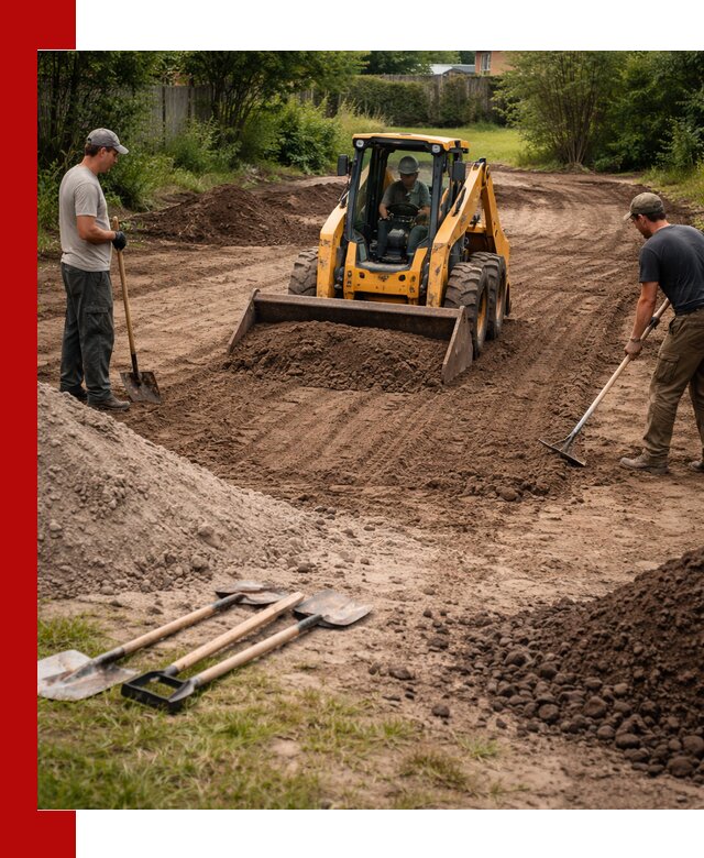 Планировка участка грунтом с вывозом и доставкой в Дюртюли