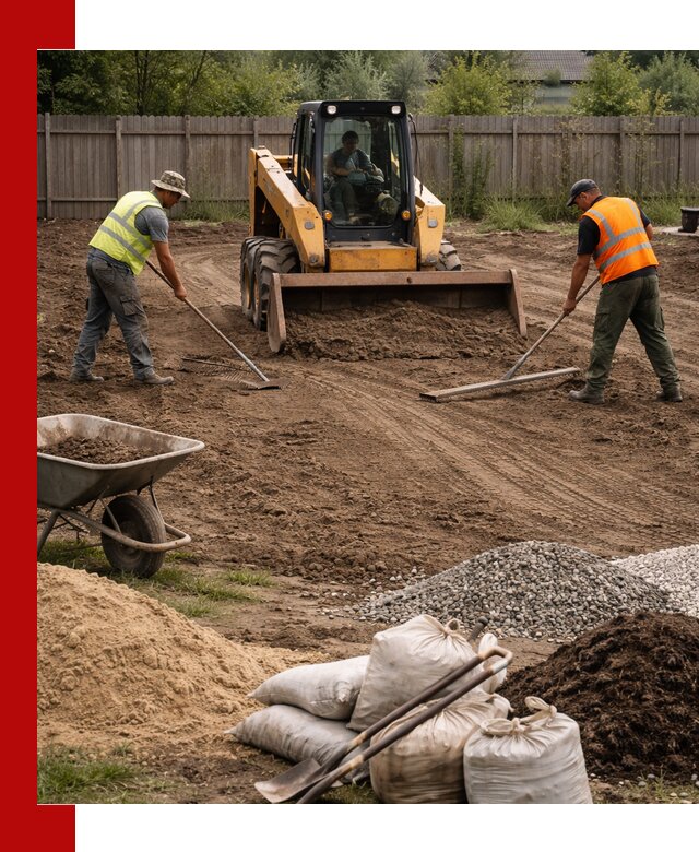 Выравнивание участка под строительство и благоустройство в Дюртюли