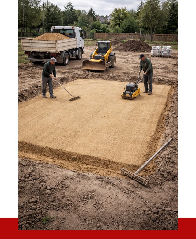 Устройство песчаной подушки в Дюртюли от 4691 р. ПРОНЕРУДДюр